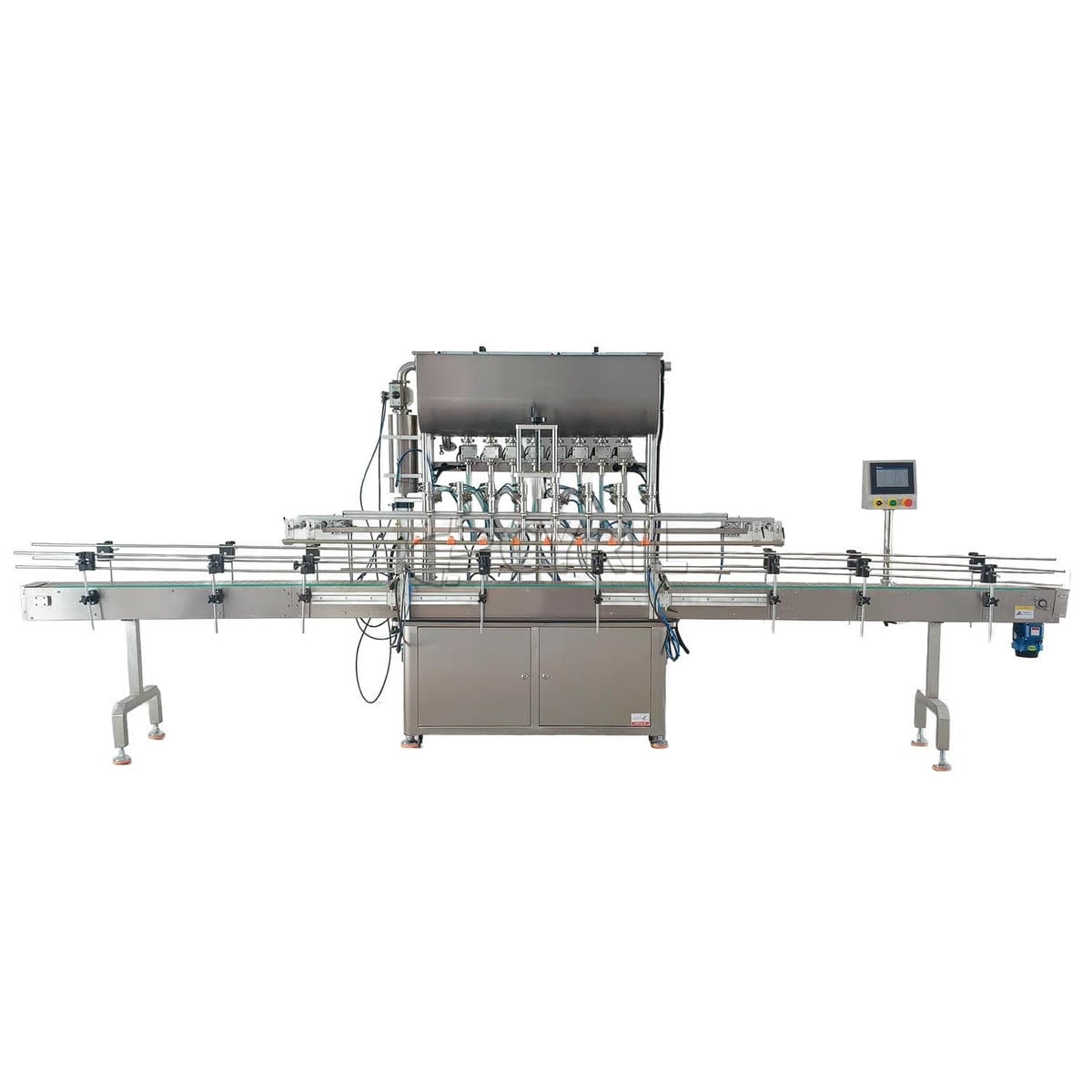Fully automatic eight-head gear pump filling machine