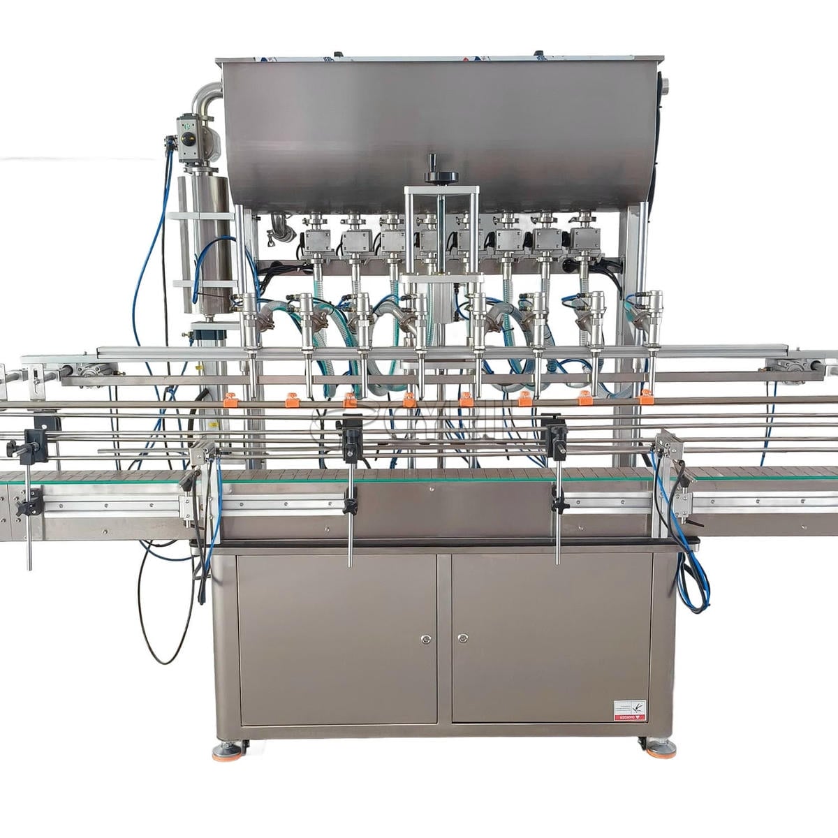 Fully automatic eight-head gear pump filling machine