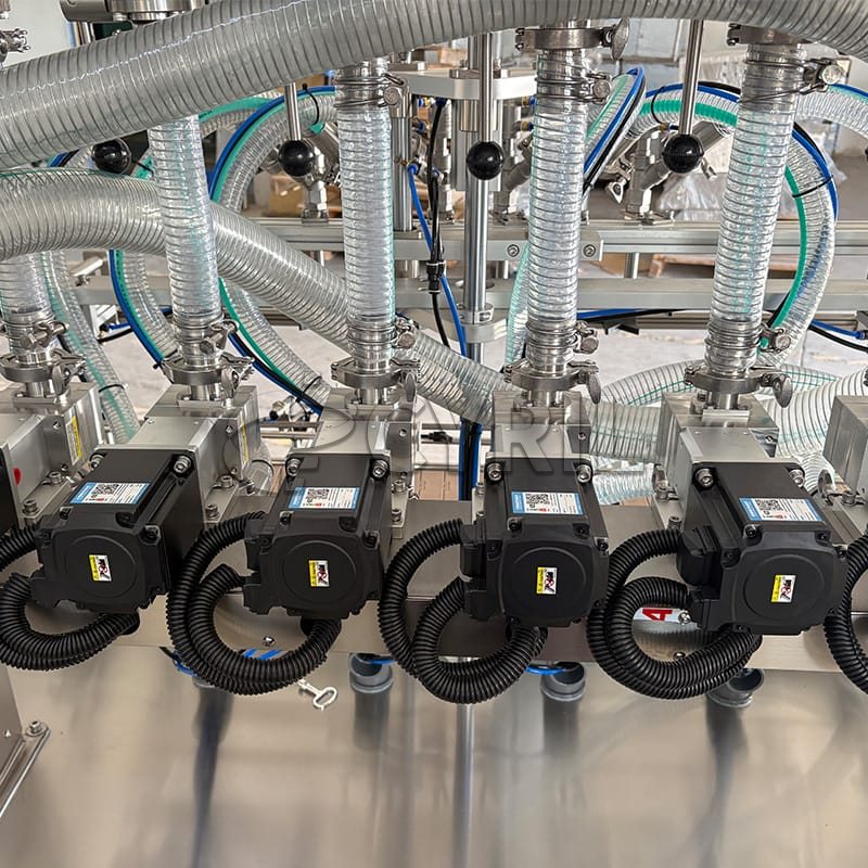 Fully automatic gear pump filling machine