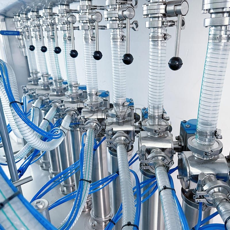 Fully automatic paste piston pump filling machine