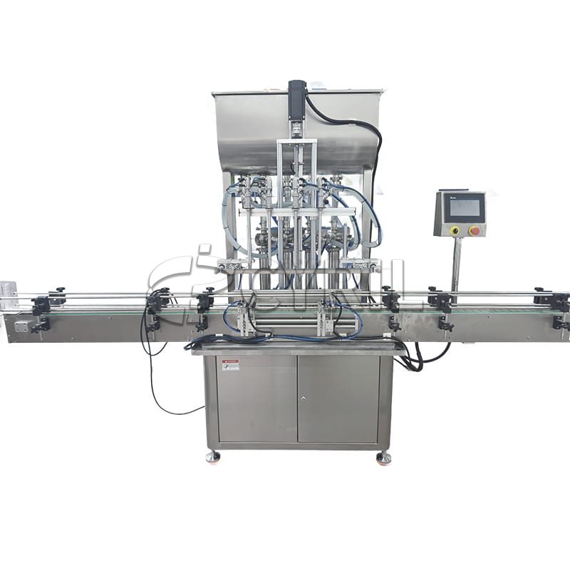 Fully automatic paste piston pump filling machine
