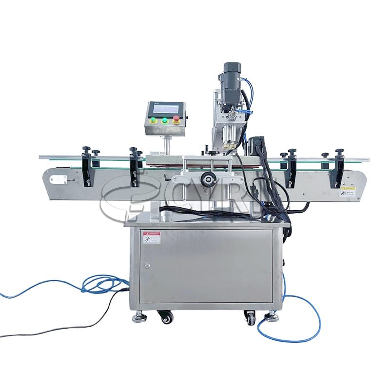 Fully automatic four-claw capping machine