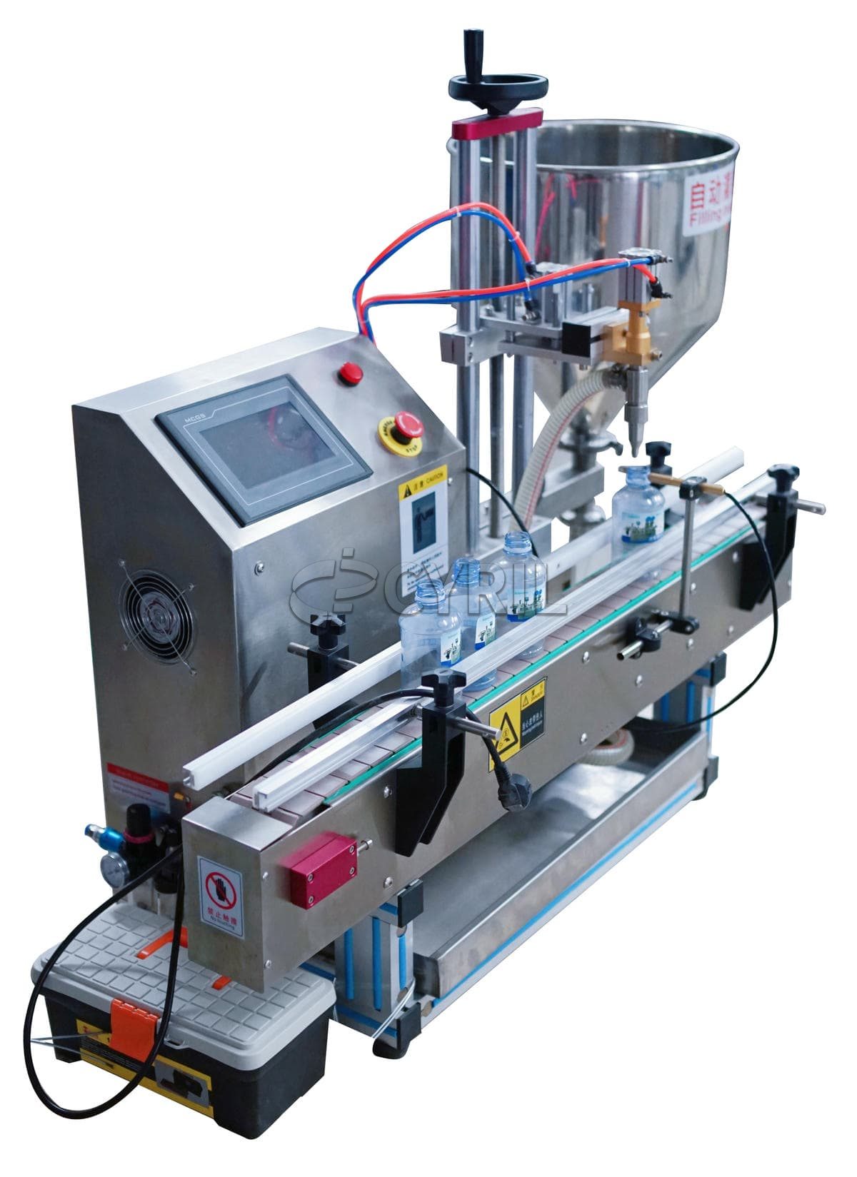 Fully automatic single-head servo gear pump filling machine