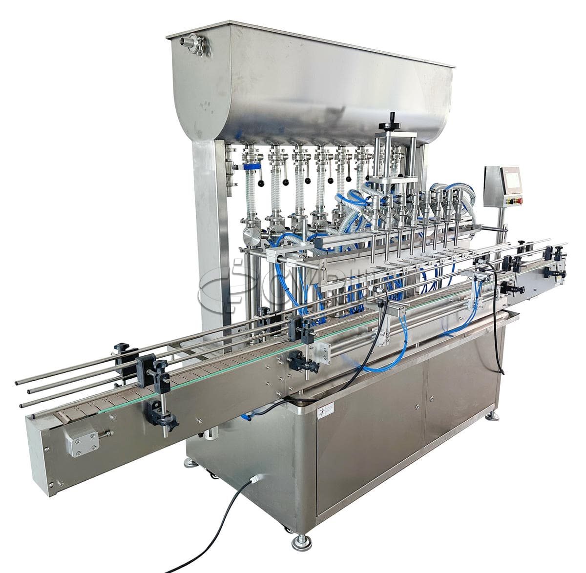 Fully automatic eight-head paste filling machine