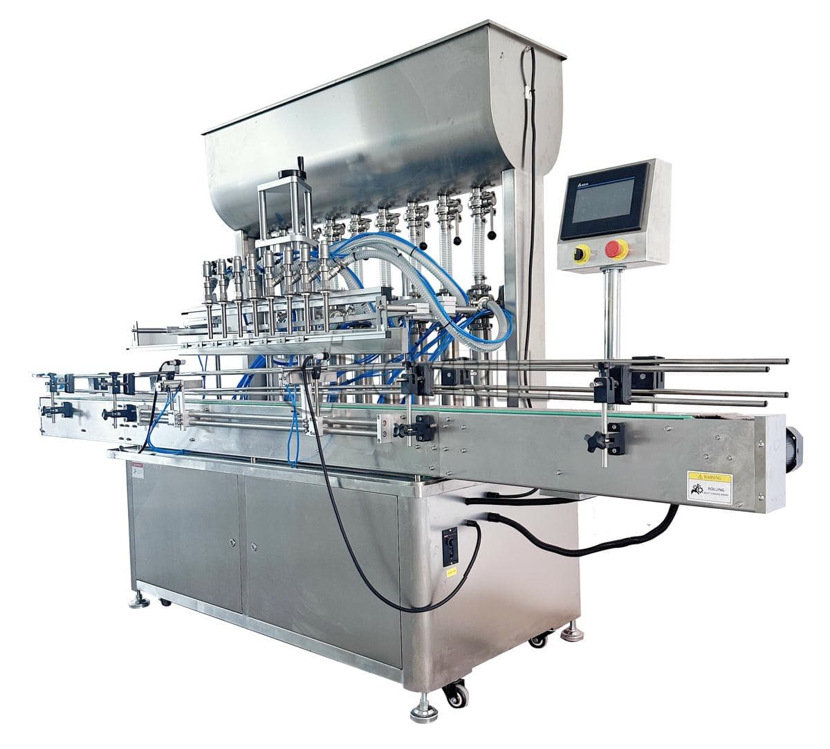 Fully automatic eight-head paste filling machine