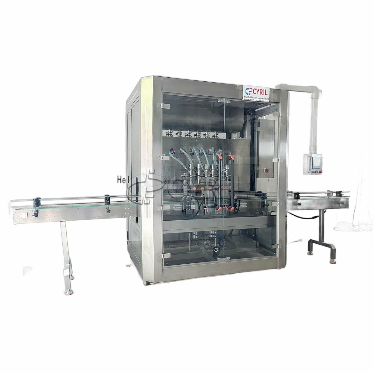 Fully automatic six-head servo paste filling machine