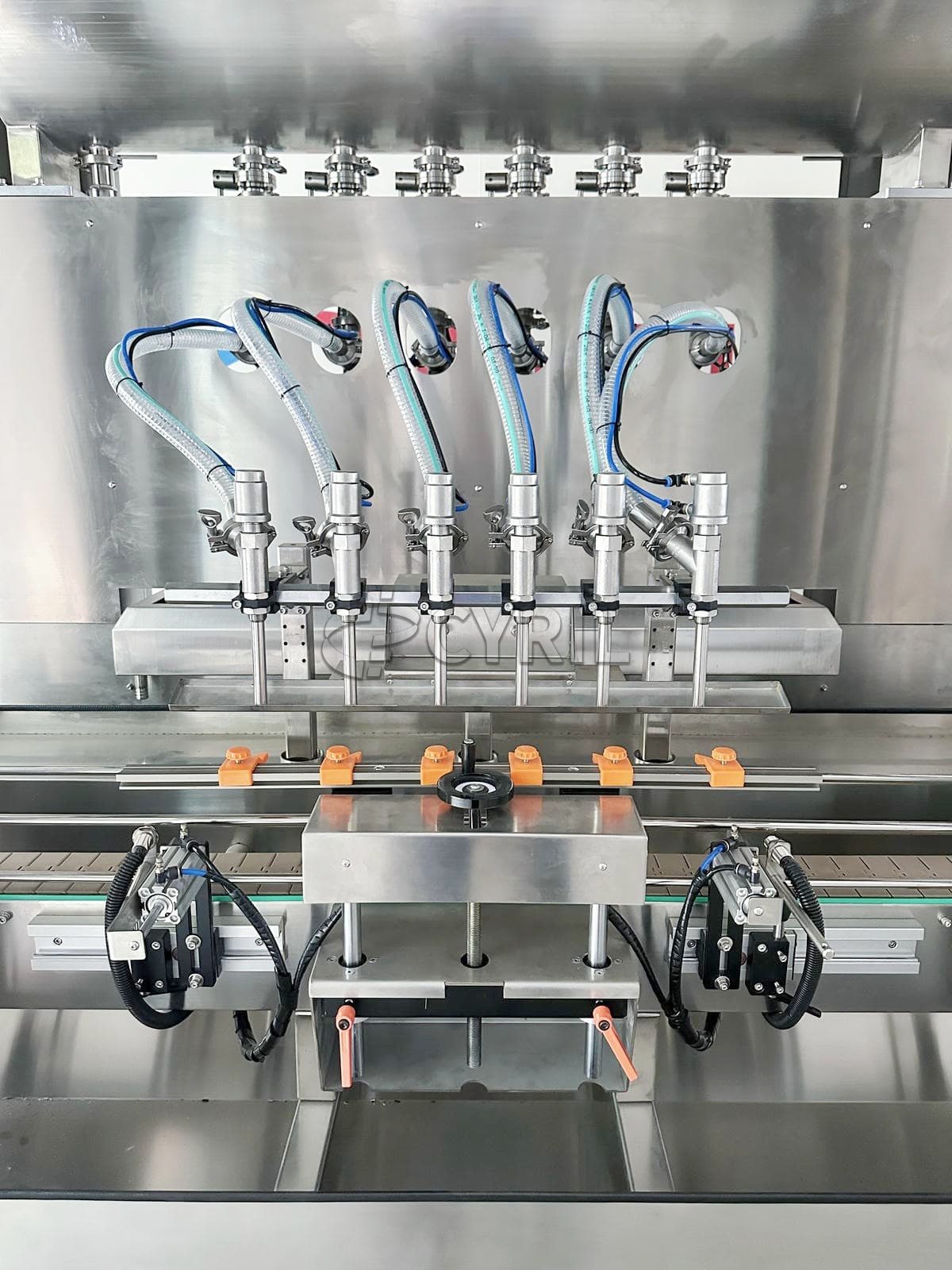 Fully automatic six-head servo paste filling machine
