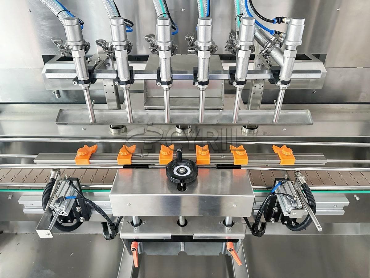Fully automatic six-head servo paste filling machine