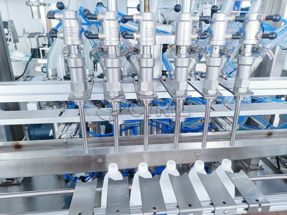 Fully automatic six-head paste filling machine