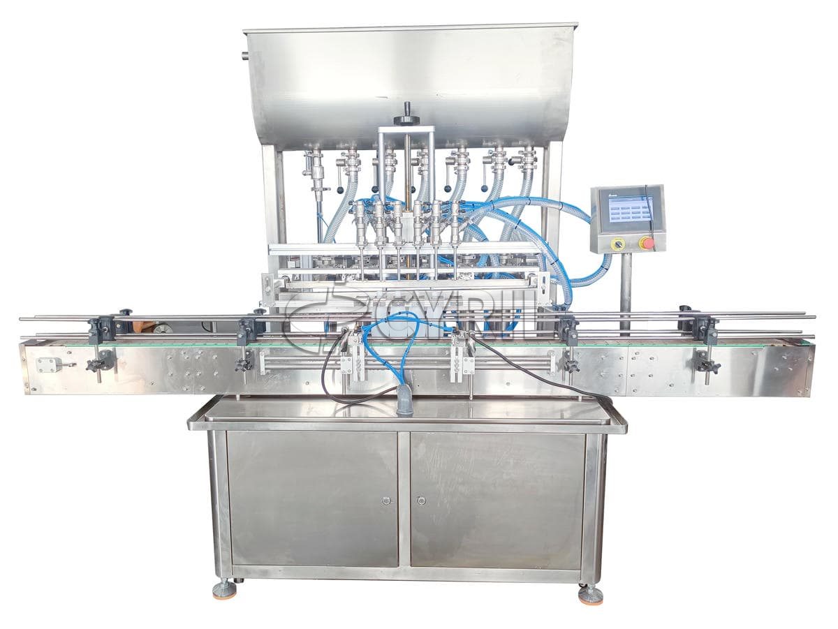 Fully automatic six-head paste filling machine