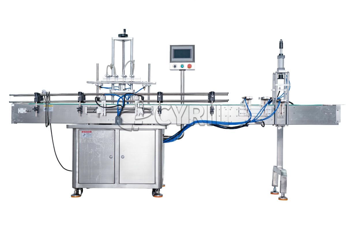 Fully automatic four-head liquid filling machine