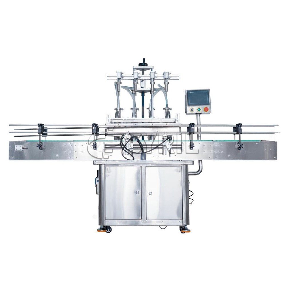 Fully automatic four-head liquid filling machine