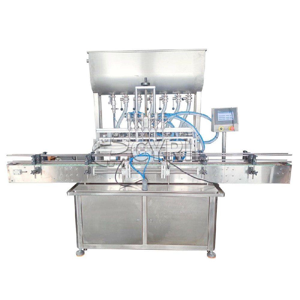 Fully automatic six-head paste filling machine