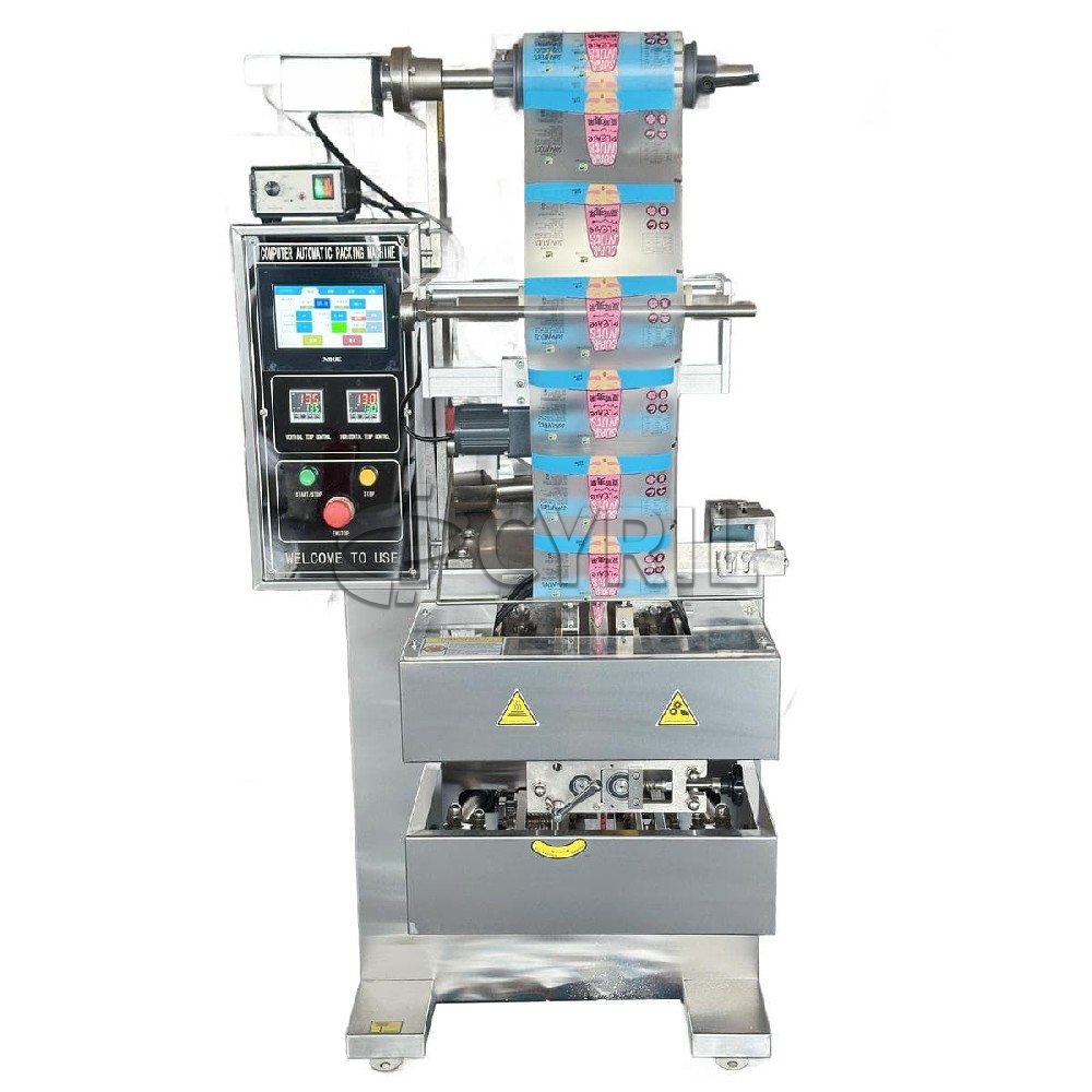 Powder packaging machine-inclined pushing + four-side sealing