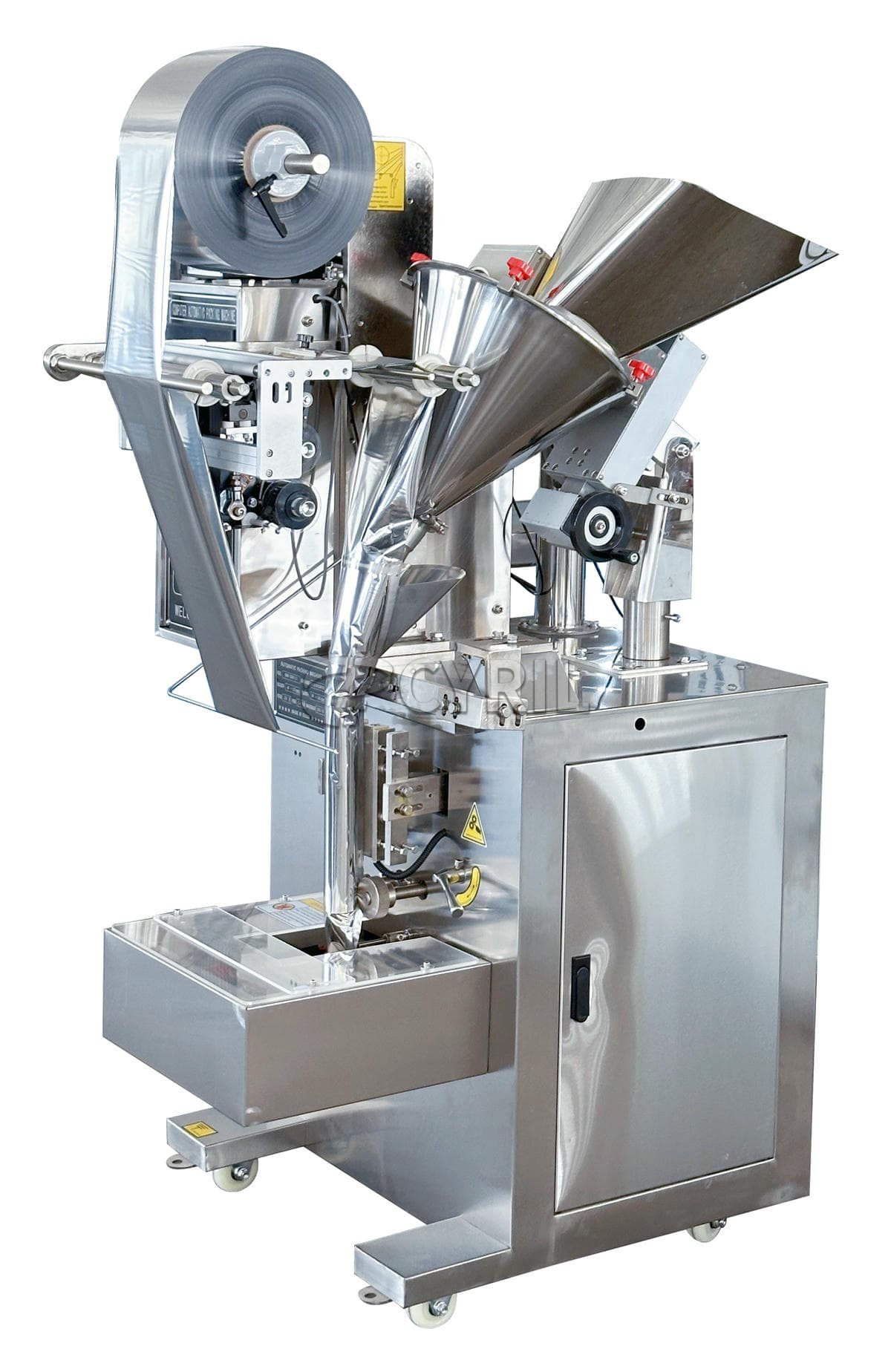 Powder packaging machine + reflective film