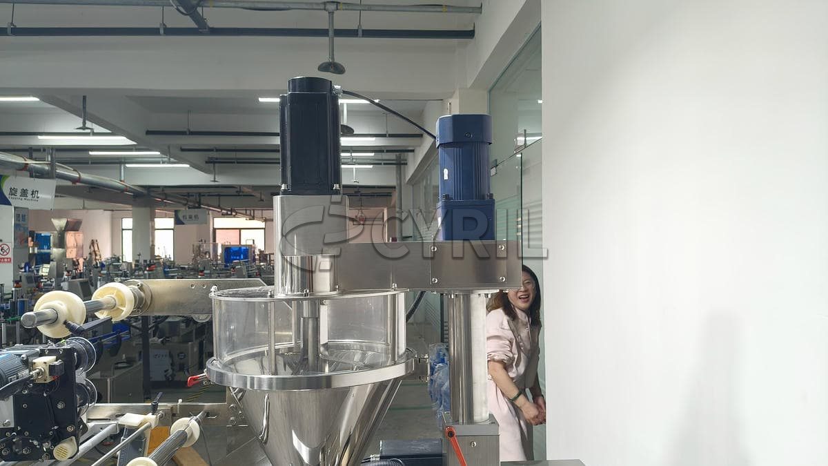 Fully automatic direct push powder packaging machine
