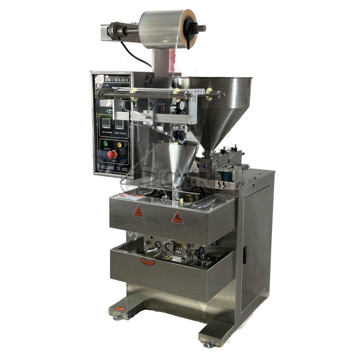 Paste packaging machine four sides sealing
