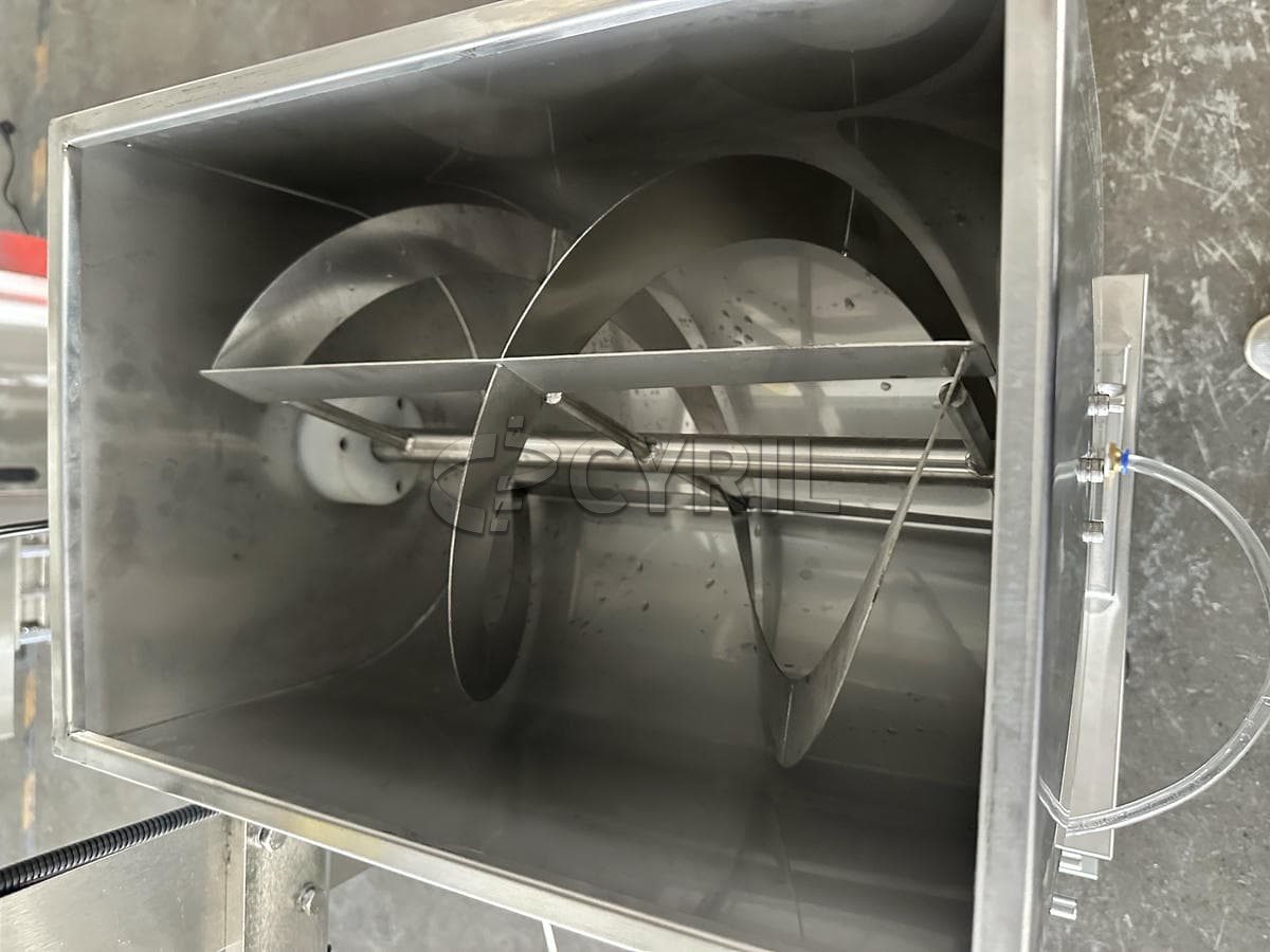 Small paste packaging machine + square bucket mixing + three-side sealing