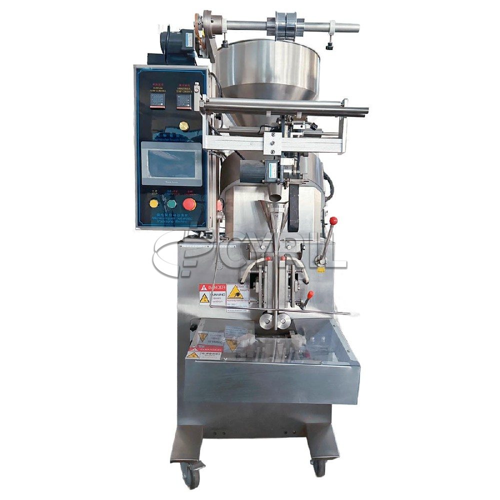 Three-edge sealing granule packaging machine
