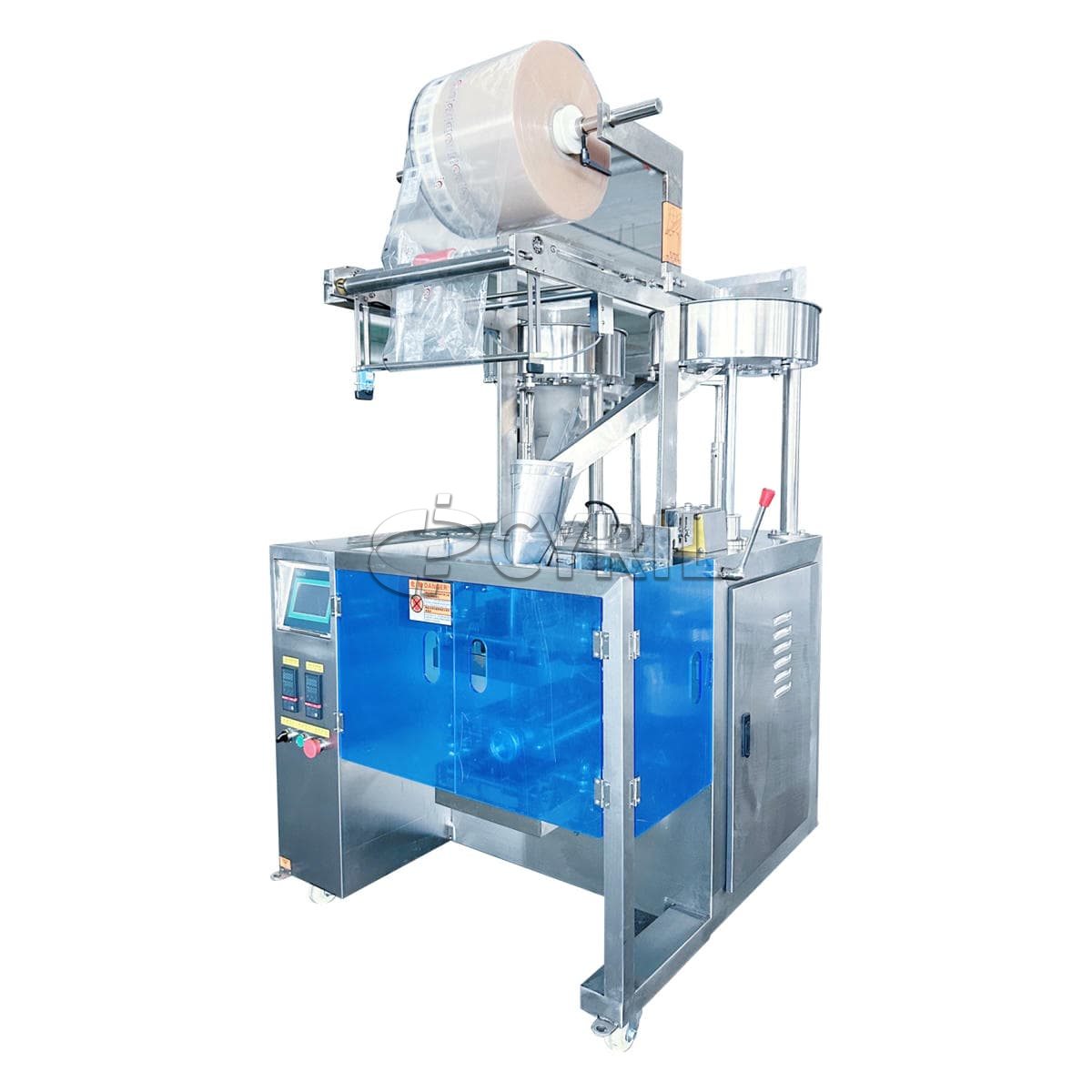 Four edge-sealing two-row carousel packaging machine