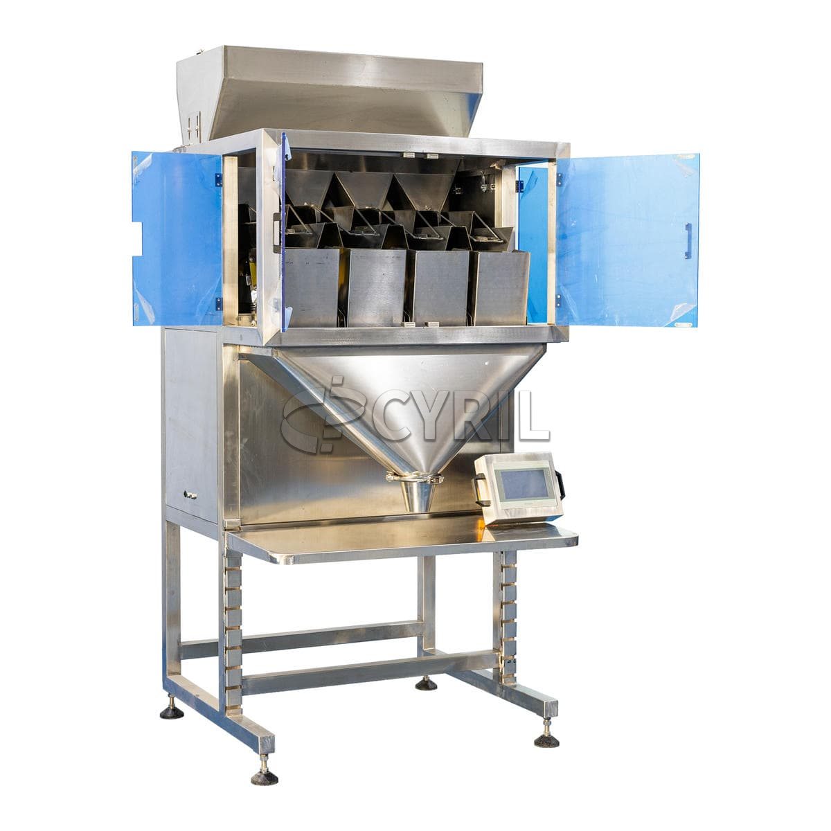 Four head weighing filling machine