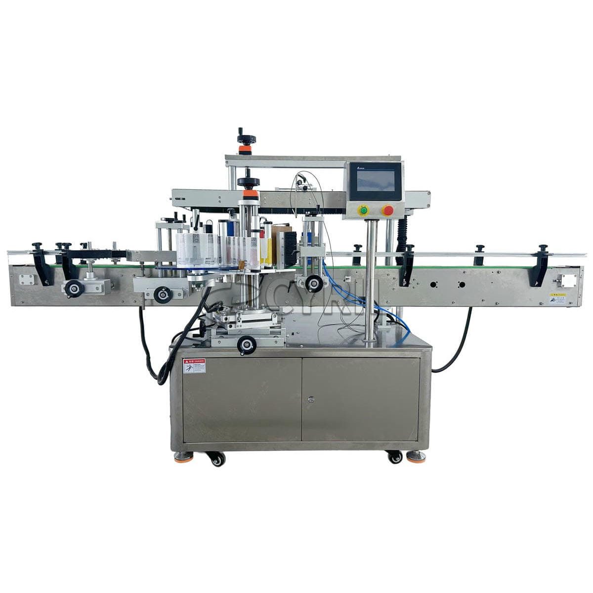 Fully automatic double side labeling machine