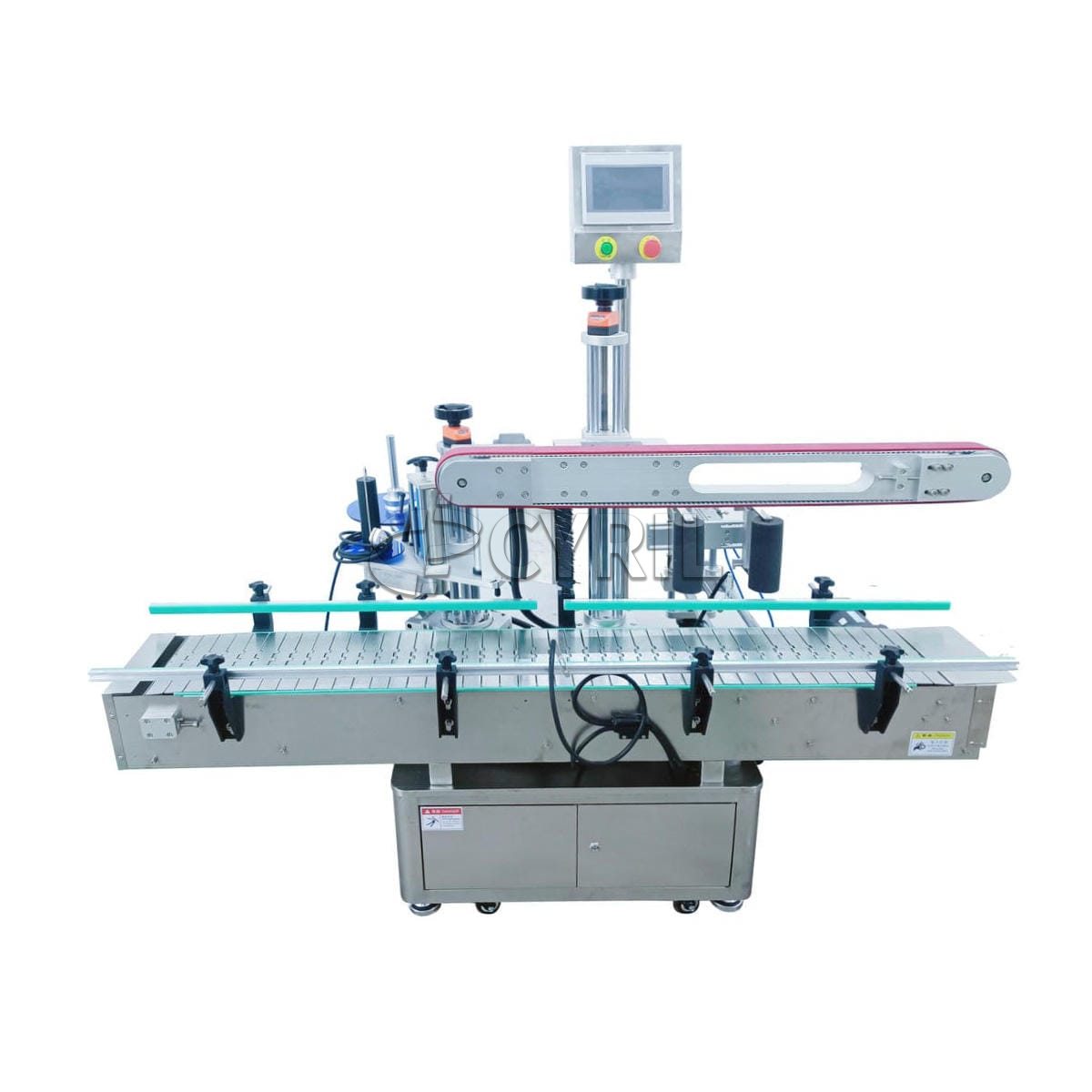 Fully automatic grease barrel labeling machine