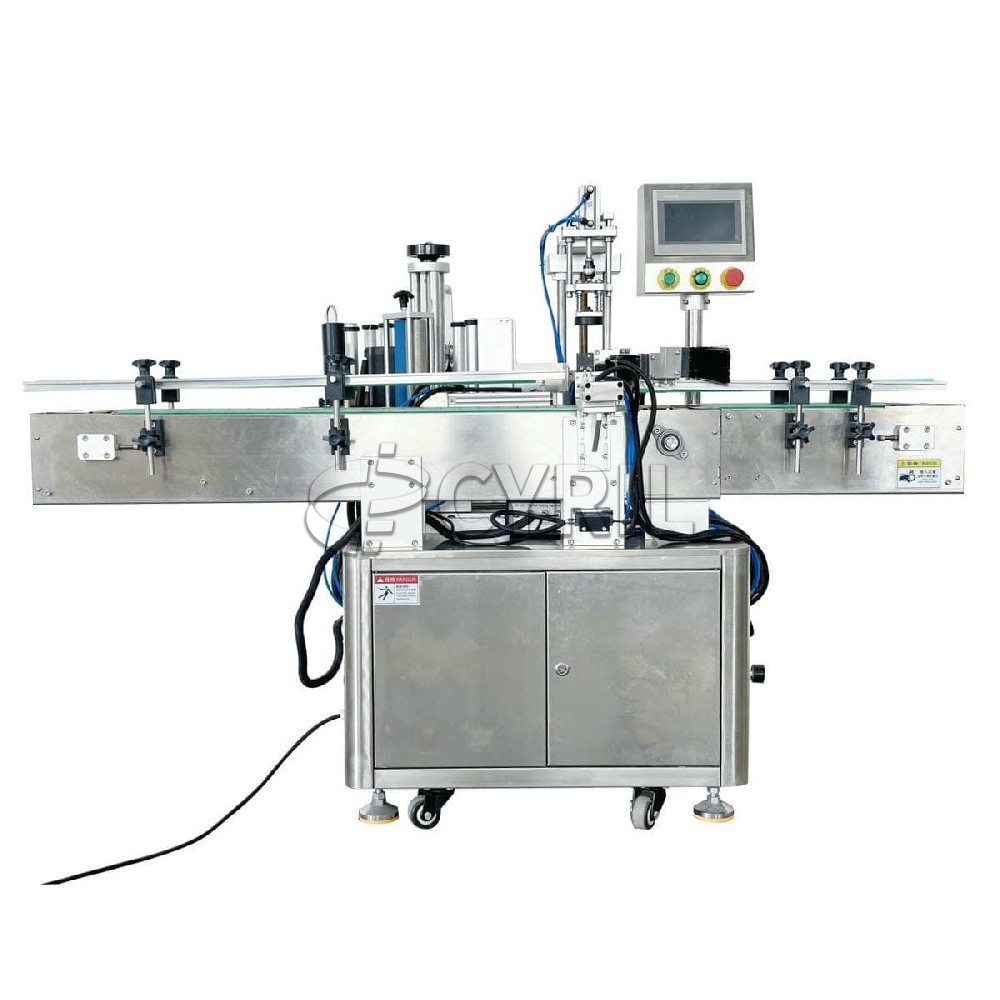 Fully automatic flat labeling machine