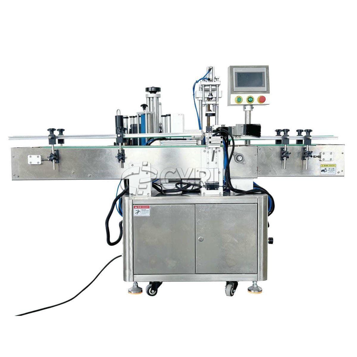 Fully automatic flat labeling machine