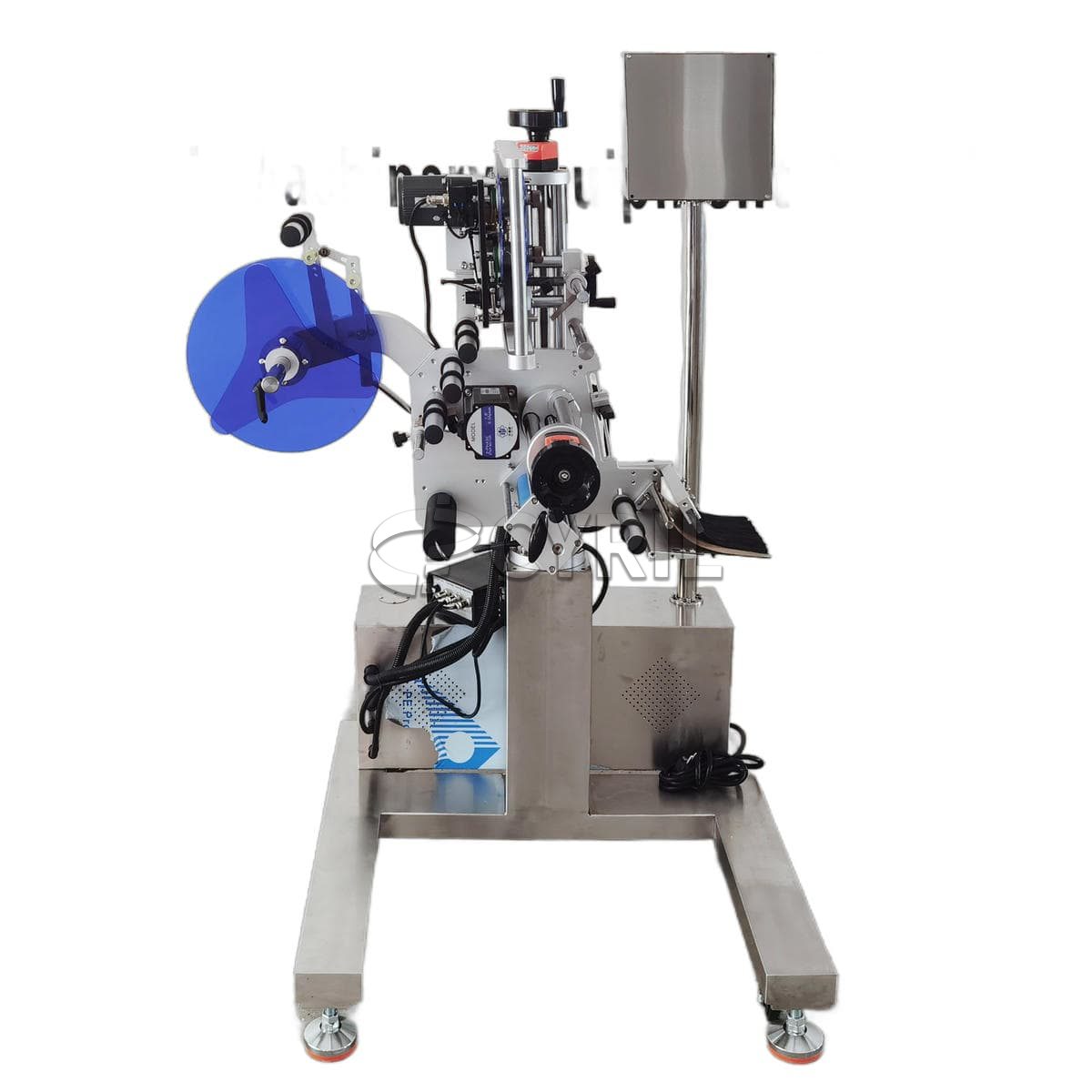 Assembly line labeling machine+flat type