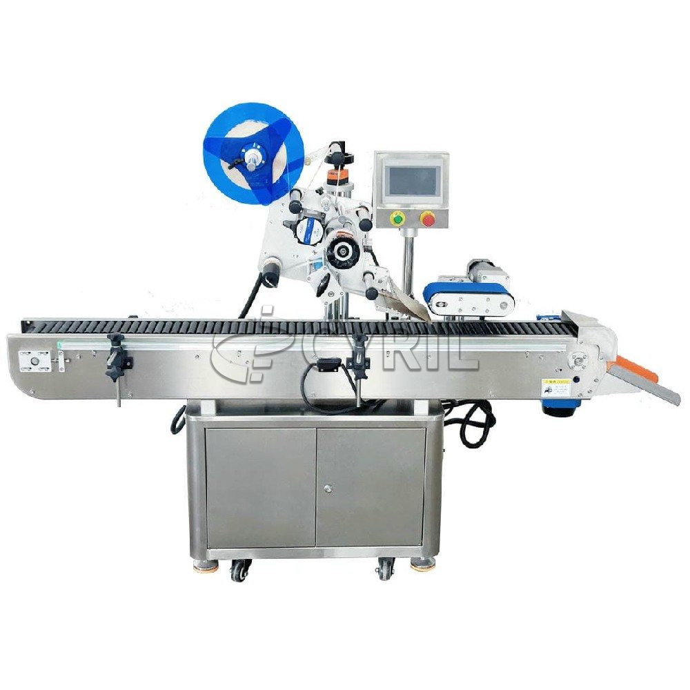 Fully automatic roller flat labeling machine