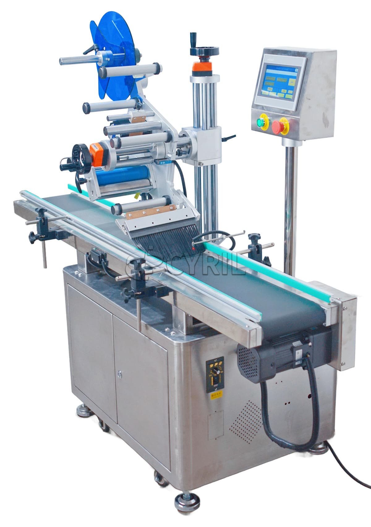Fully automatic flat labeling machine