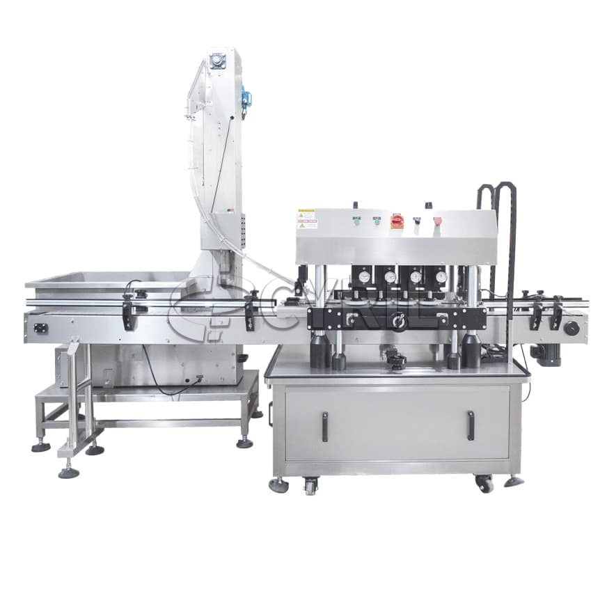 High speed continuous capping machine