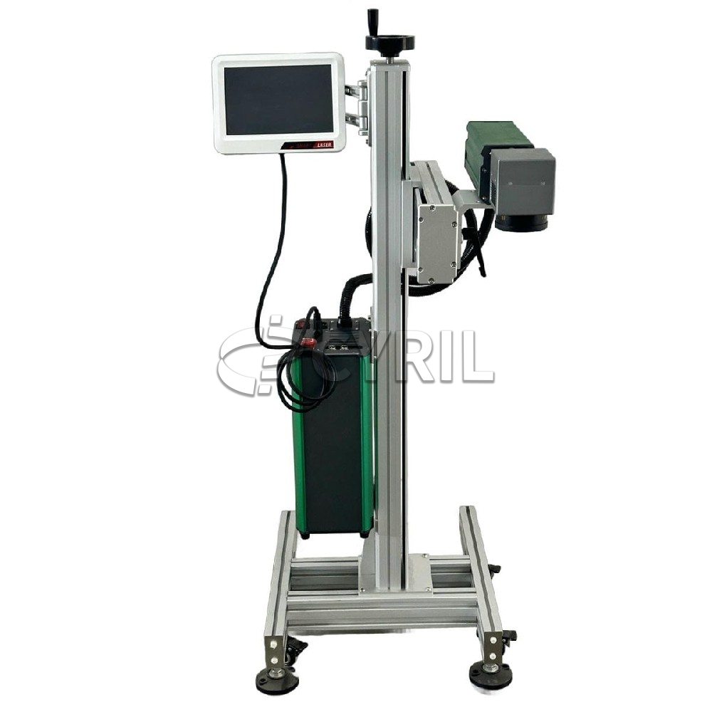 Fiber laser coding machine