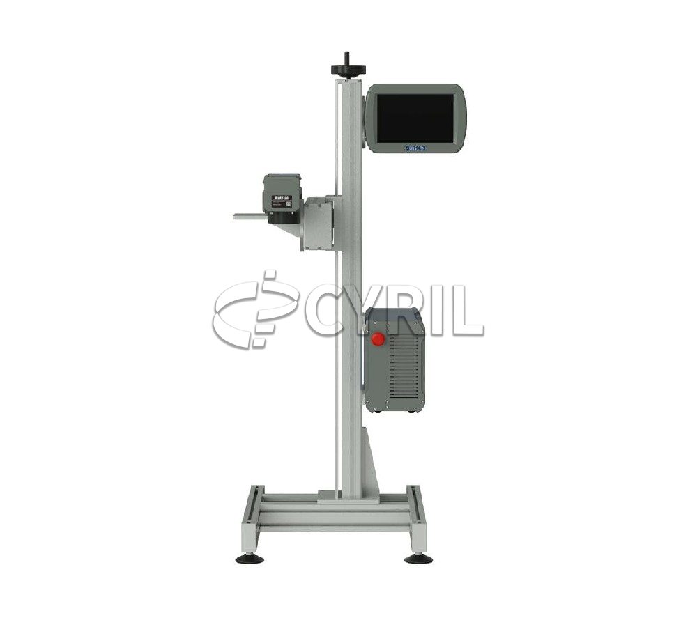 Fiber split laser coding machine
