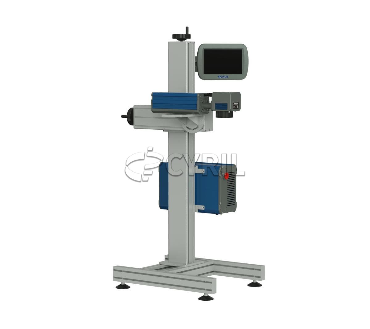 Fiber split laser coding machine