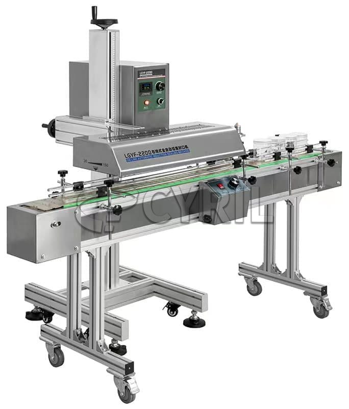 Air-cooled online aluminum foil sealing machine