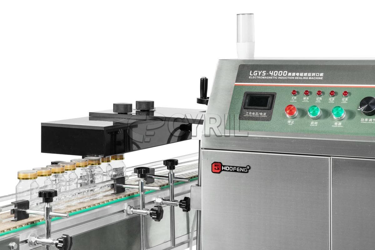 Aluminum foil button sealing machine