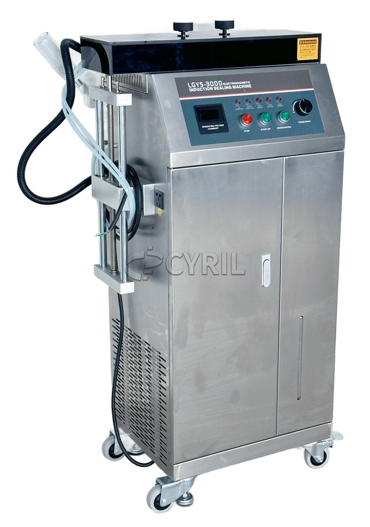 Vertical aluminum foil water-cooled sealing machine