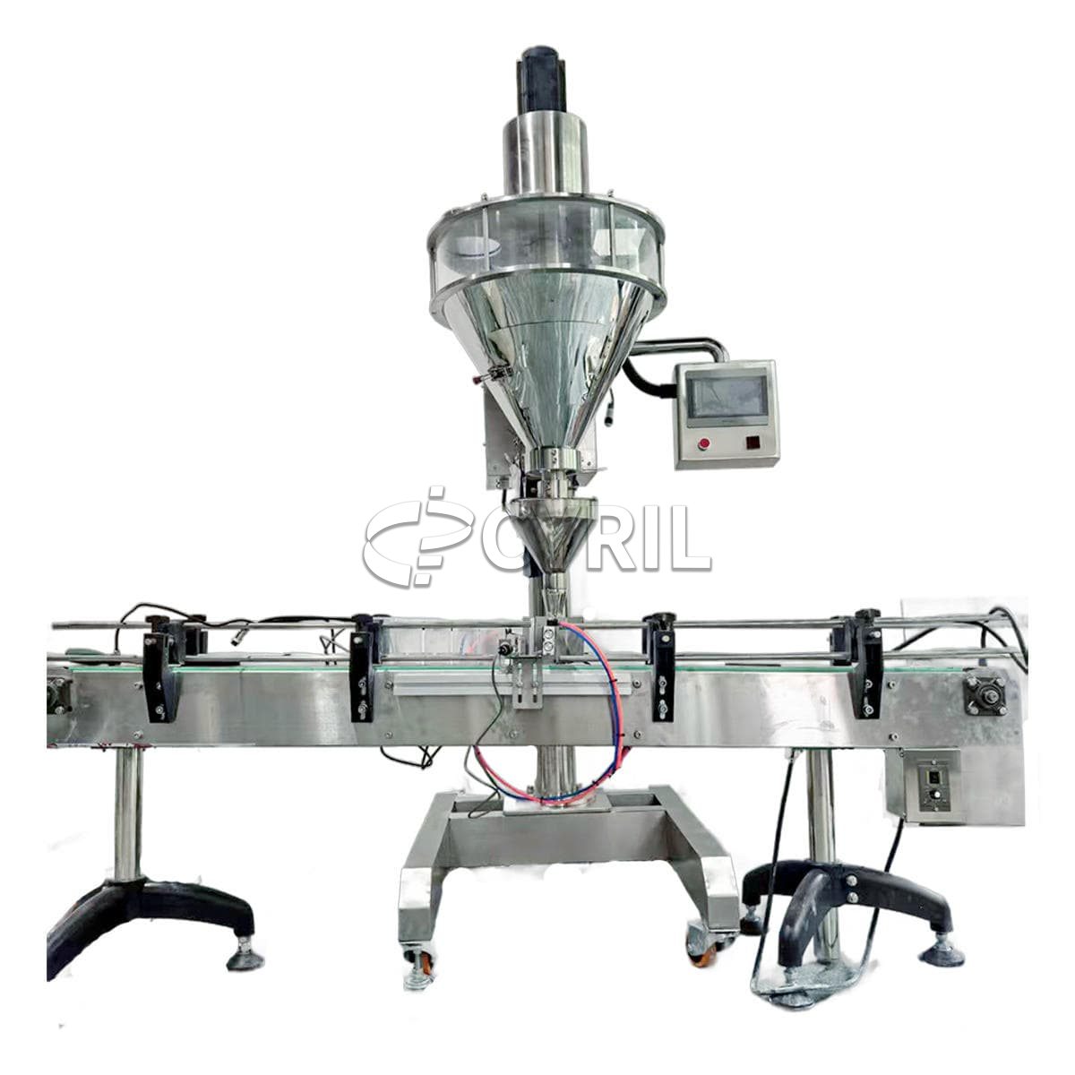 Square bucket lifting powder filling machine