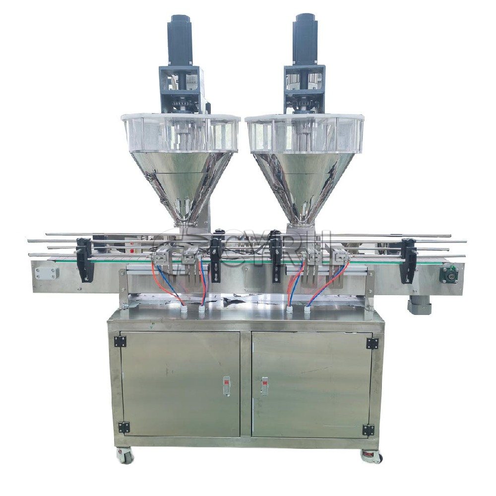 Fully automatic double-head powder filling machine