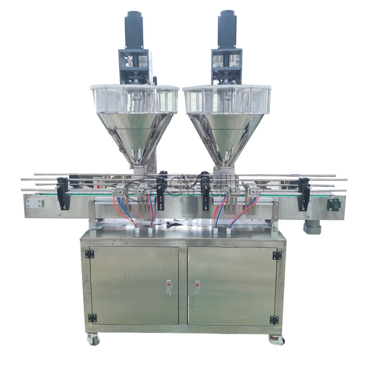 Fully automatic double-head powder filling machine