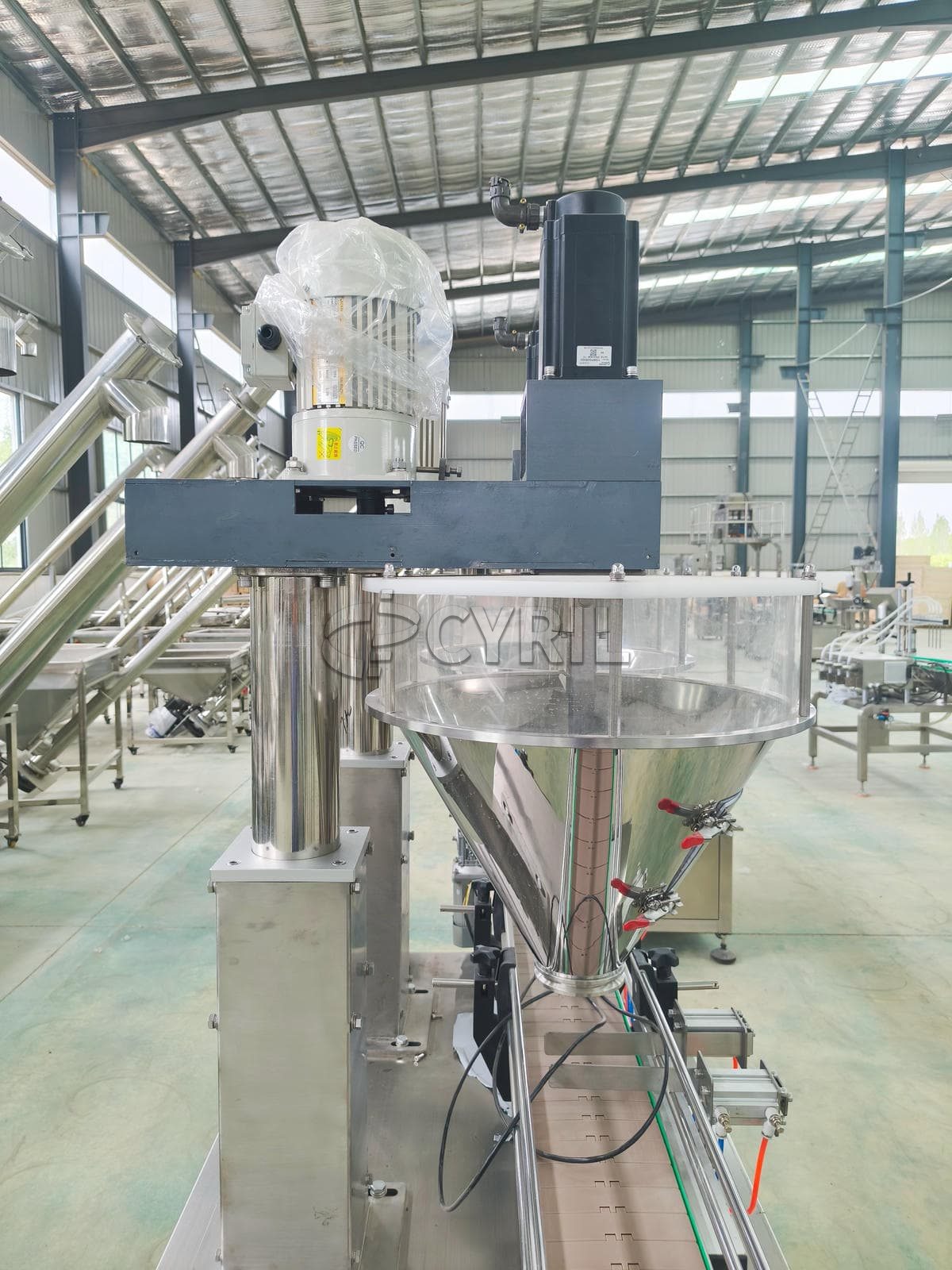 Fully automatic double-head powder filling machine