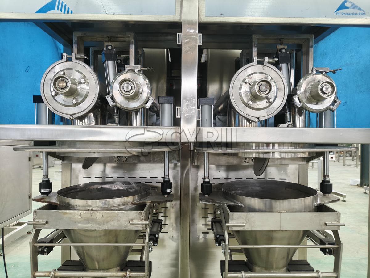 Fully automatic double-head powder filling machine