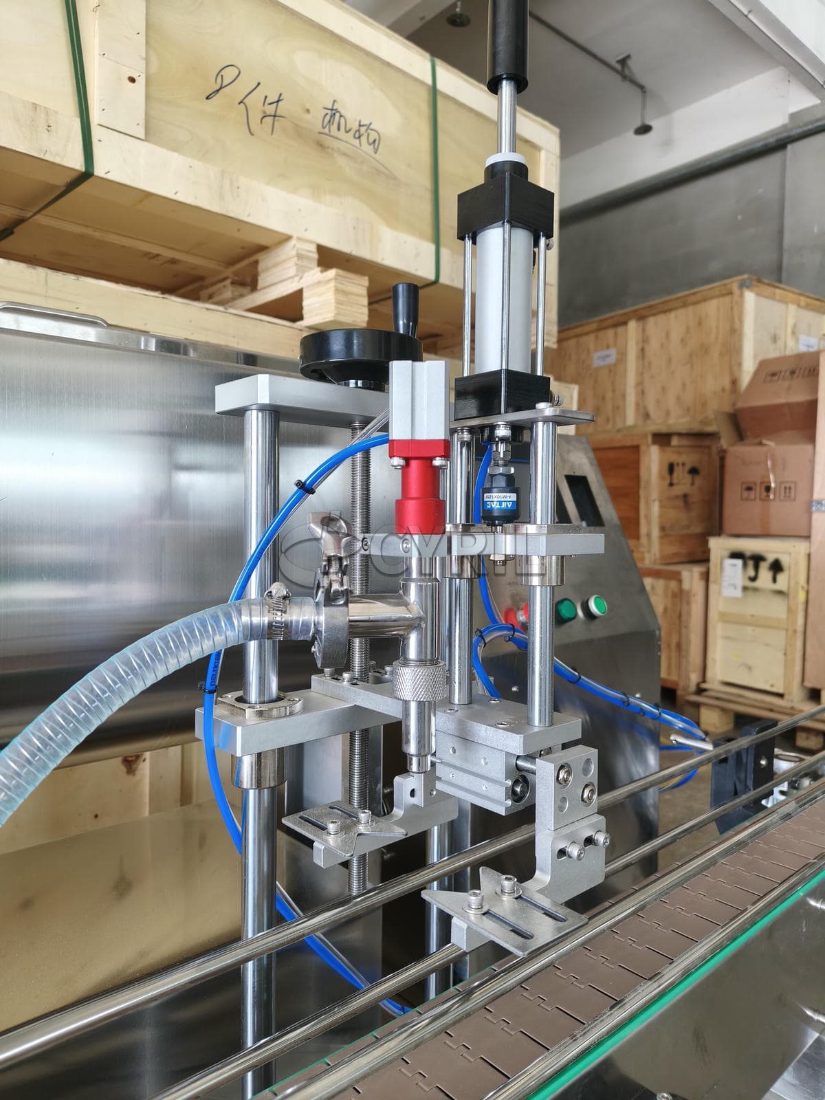 Fully automatic desktop single-head square bucket gear pump filling machine