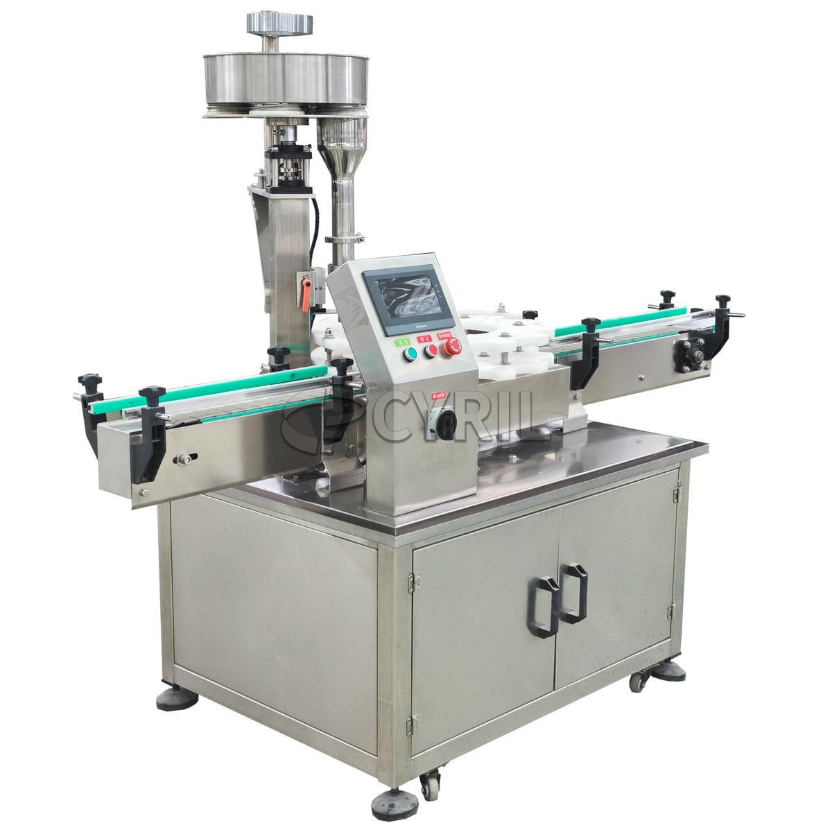 Fully automatic granule turntable filling machine