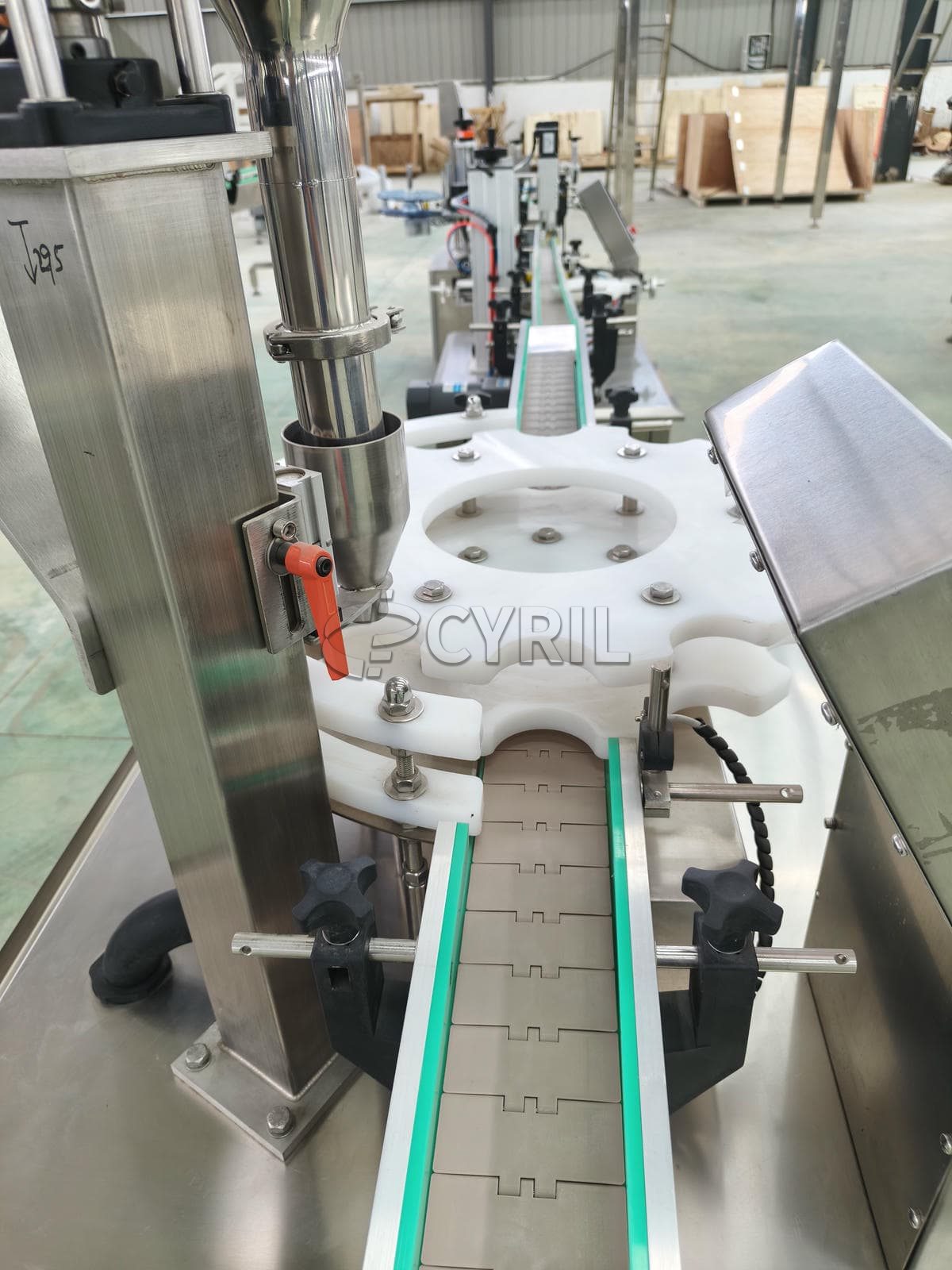 Fully automatic granule turntable filling machine