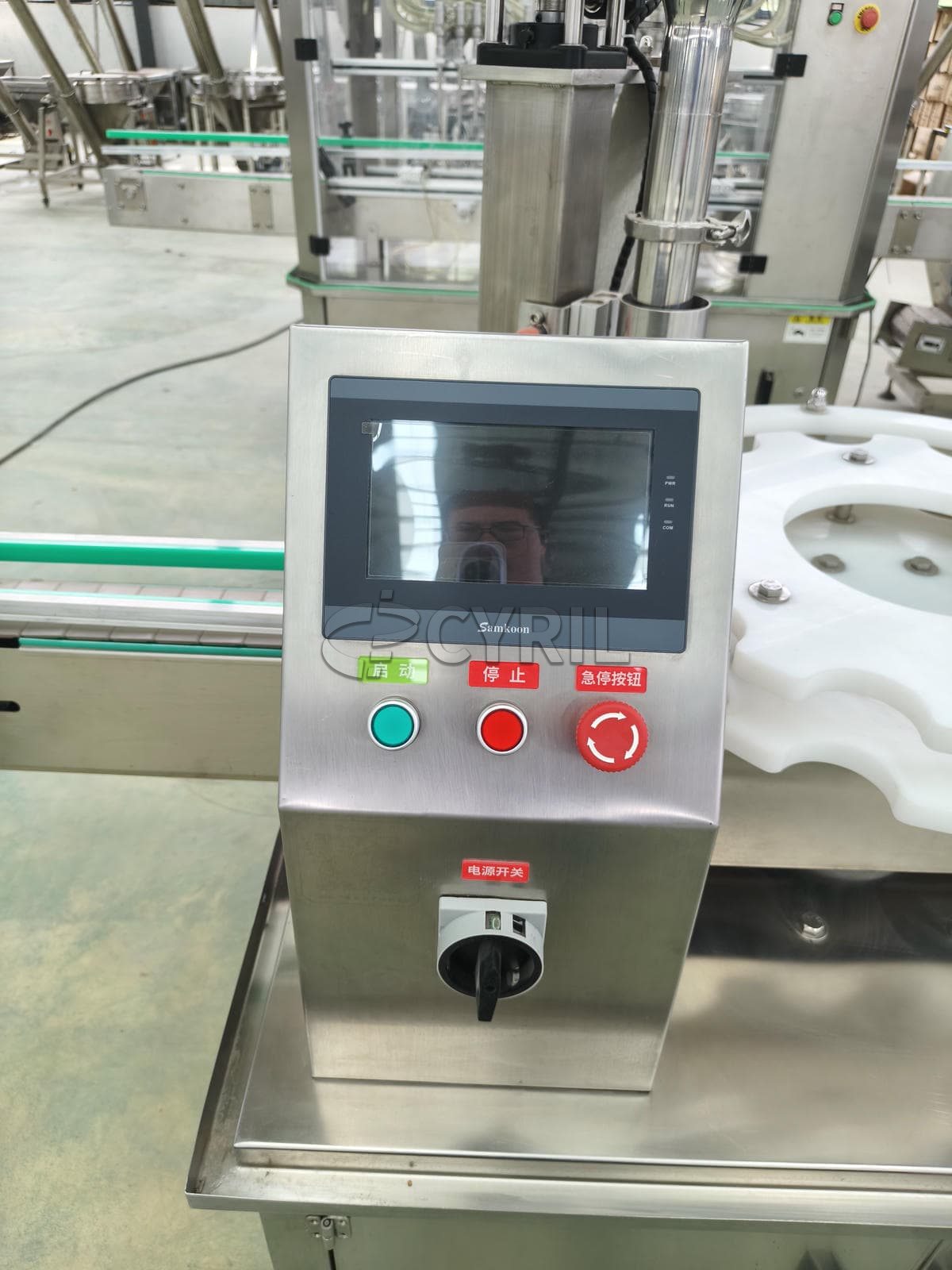 Fully automatic granule turntable filling machine