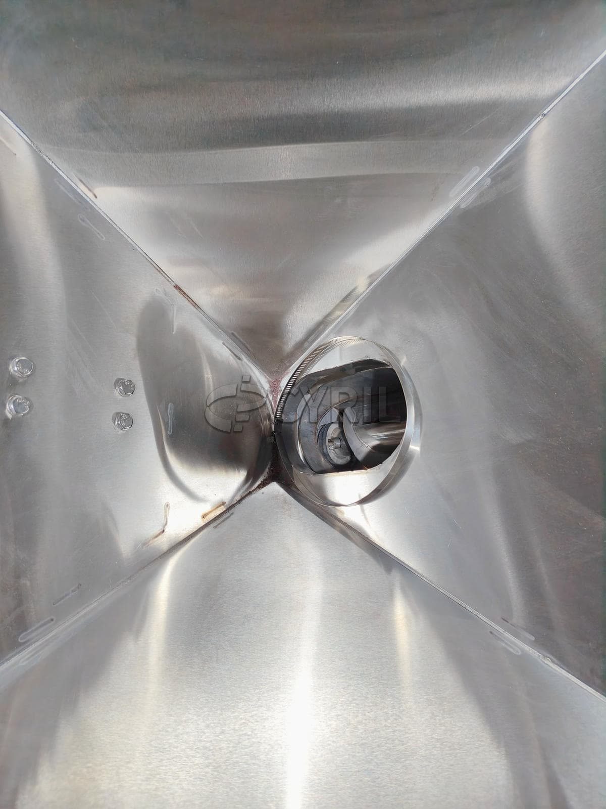 Square bucket loading non-conveyor powder filling machine