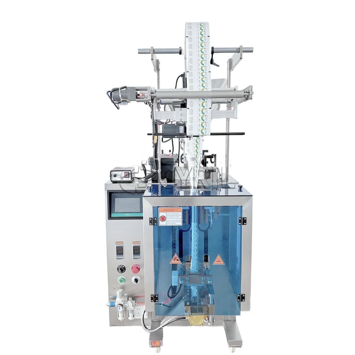 Rounded corner special-shaped powder packaging machine